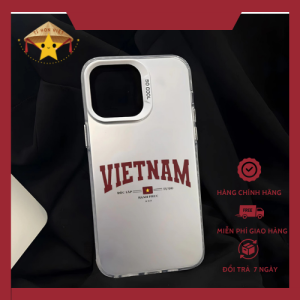 Ốp lưng giả kim loại in hình Việt Nam