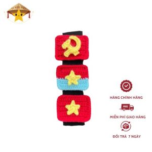Kẹp Tóc Lá Cờ Tổ Quốc & Lá Cờ Giải Phóng – Phụ Kiện Mang Đậm Bản Sắc Dân Tộc