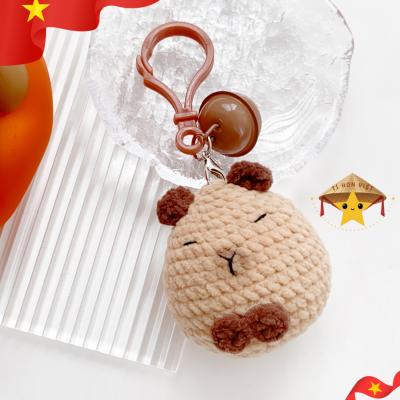 móc khoá len capybara làm quà tặng bạn bè